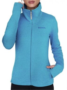 Bench - High-Collar Full Zip French Terry Jacket